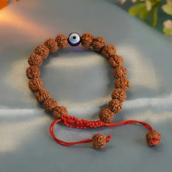 Rudraksha Evil Eye Bracelet