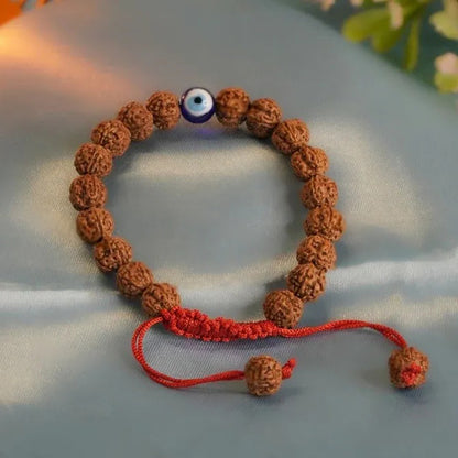 Rudraksha Evil Eye Bracelet